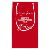 Valentinstag Niedlich Moderne Personalisiert für i Kleine Geschenktüte (Vorderseite)