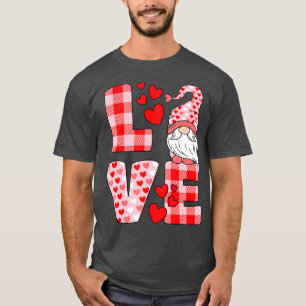 Valentinstag Niedliche Liebe Herzchen Rosa Buffalo T-Shirt