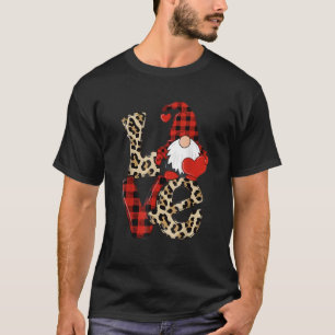 Valentinstag Niedliche Liebe Herzogin Leopard Käse T-Shirt