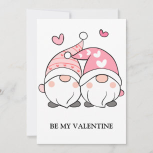 Valentinstag Niedliche Liebe Holiday Gnome Feiertagskarte