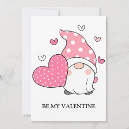 Valentinstag Niedliche Liebe Holiday Gnome Feiertagskarte