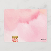 Valentinstag niedliche Postkarte (Rückseite)