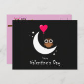 Valentinstag Niedliche Schüssel Postkarte (Vorne/Hinten)
