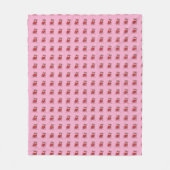 Valentinstag Niedlicher Bär Fleecedecke (Vorderseite)