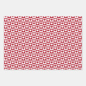 Valentinstag niedlicher Herzklopfen Geschenkpapier Set (Vorderseite 3)