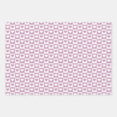 Valentinstag niedlicher Herzklopfen Geschenkpapier Set (Vorderseite 2)