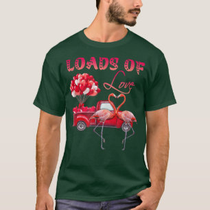 Valentinstag Niedlicher LKW Flamingo Kostüm Boys G T-Shirt