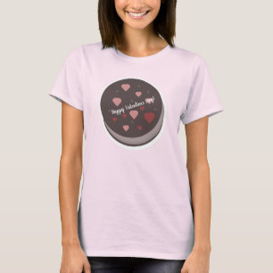 Valentinstag Niedliches Cookie Herzsprinklen T-Shirt