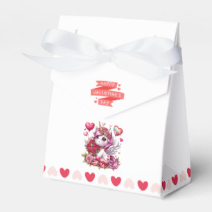Valentinstag niedliches Einhorn Geschenkschachtel