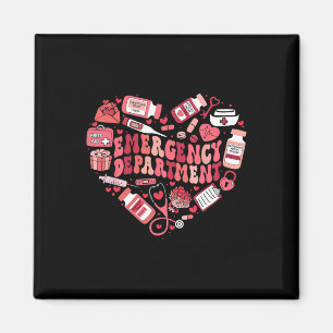 Valentinstag Notaufnahme Er Ed Krankenschwester Te Magnet