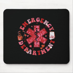 Valentinstag Notaufnahme Er Ed Krankenschwester Te Mousepad