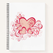 Valentinstag-Notebook Notizblock (Vorderseite)