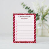 Valentinstag Notizblock (Stehend Vorderseite)