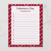Valentinstag Notizblock (Vorderseite)