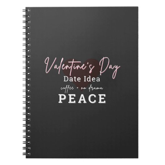 Valentinstag Notizbuch Notizblock (Vorderseite)