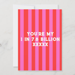 Valentinstag nur eine Karte für mich