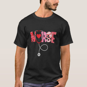 Valentinstag Nurse Heart Nursing Scrub Top RN Wo
