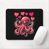 Valentinstag Octopus mit Herzbylloon Octopus Mousepad (Mit Mouse)