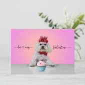 Valentinstag oder Galentinstag Party Einladung (Stehend Vorderseite)