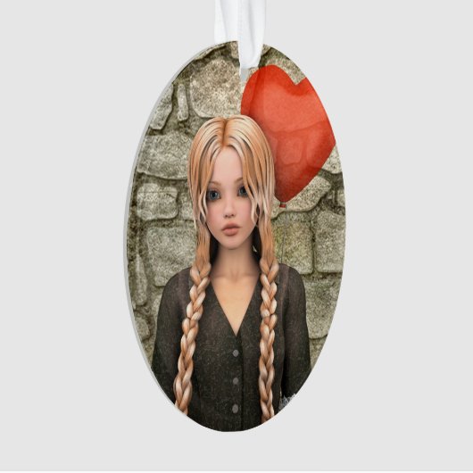 Valentinstag Ornament (Vorderseite)