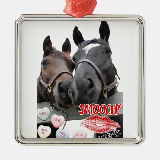 Valentinstag Ornament Aus Metall (Vorne)