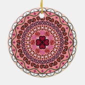 Valentinstag-Ornament Keramik Ornament (Hinten)