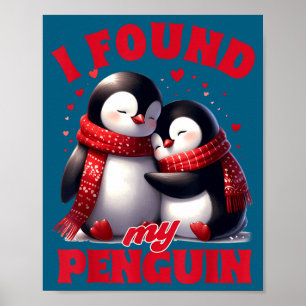 Valentinstag Paar Ehefrau & Ehemann ich fand mein Poster