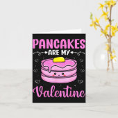 Valentinstag Paar - Pfannkuchen sind mein Valentin Karte (Gelbe Blume)