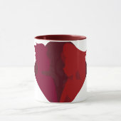 Valentinstag-Paar Tasse (Zentrum)
