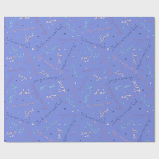 Valentinstag Packpapier (Flach)