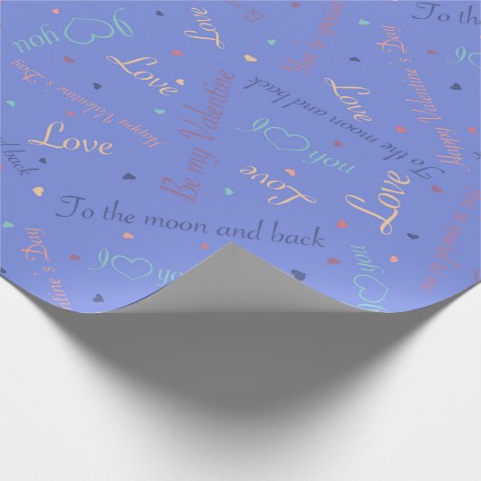 Valentinstag Packpapier (Ecke)