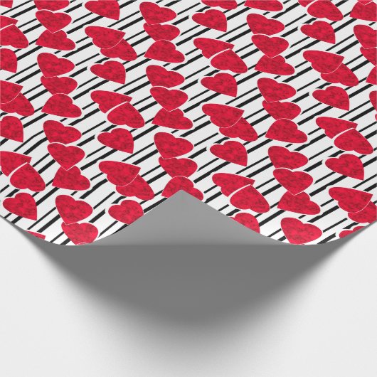 Valentinstag Packpapier (Ecke)