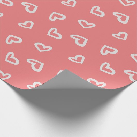 Valentinstag Packpapier (Ecke)