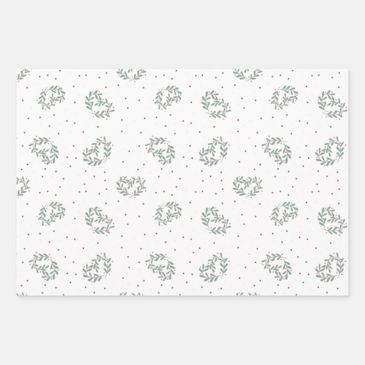 Valentinstag, Packpapier, nahtloses Muster Geschenkpapier Set (Vorderseite)