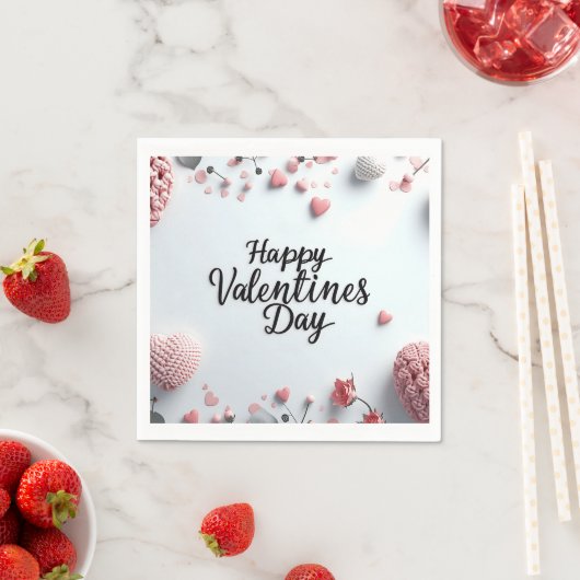 Valentinstag Paper Napkin Serviette (Beispiel)