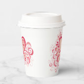 Valentinstag Papier Cups Pappbecher (Links)