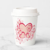 Valentinstag Papier Cups Pappbecher (Rückseite)
