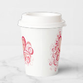 Valentinstag Papier Cups Pappbecher (Rechts)