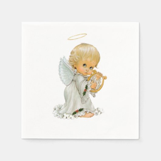 Valentinstag Papier Napkins, Angel Serviette (Vorderseite)