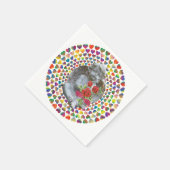 Valentinstag Papier Napkins, Angel Serviette (Ecke)