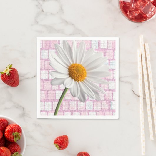 Valentinstag Papier Napkins, Daisy Serviette (Beispiel)