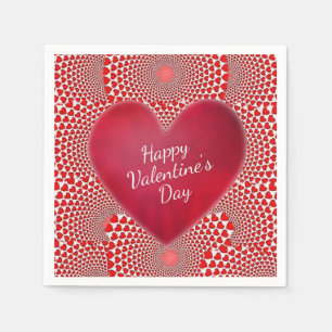 Valentinstag-Papier-Servietten Serviette