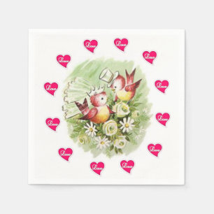 Valentinstag-Papier-Servietten Serviette
