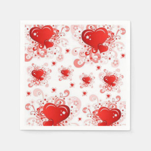 Valentinstag-Papier-Servietten Serviette