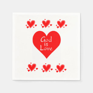 Valentinstag-Papier-Servietten Serviette