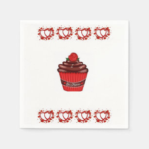 Valentinstag-Papier-Servietten Serviette
