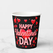 VALENTINSTAG PAPPBECHER (Vorderseite)
