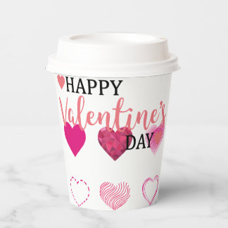 Valentinstag Pappbecher