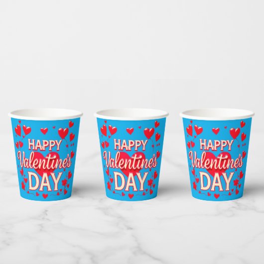 VALENTINSTAG PAPPBECHER (Multi)