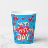 VALENTINSTAG PAPPBECHER (Vorderseite)